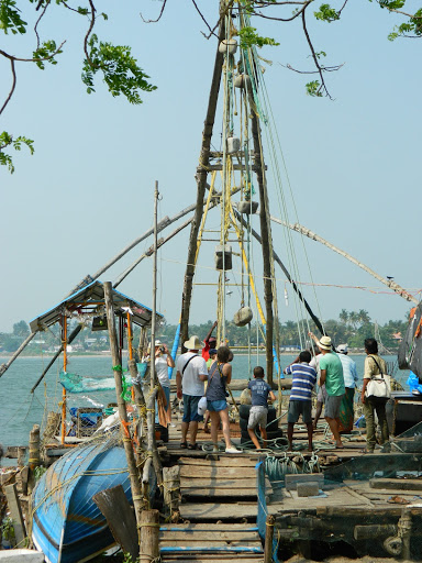 While still being utilised to haul their catch, the Chines Fishing Nets (or Cheena Valu) have naturally become tourist-magnets. 