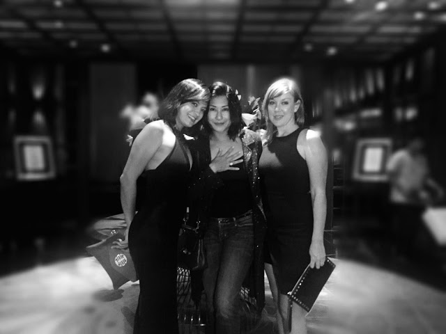 My dates for the evening, the lovely Yasmin Abdol of Fox Sports and the incomparable celebrity hair and make-up stylist, Andrea Claire.